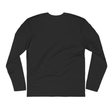 Black Solid Compass Logo Long Sleeve T-Shirt