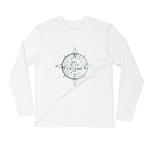 Blue Compass Logo Long Sleeve T-Shirt