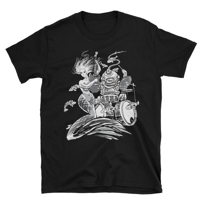 Mermaid On Guitar T-Shirt